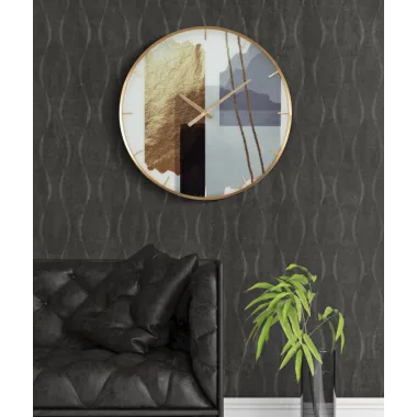 Zegarek GLASS MOTIF 60x5 cm